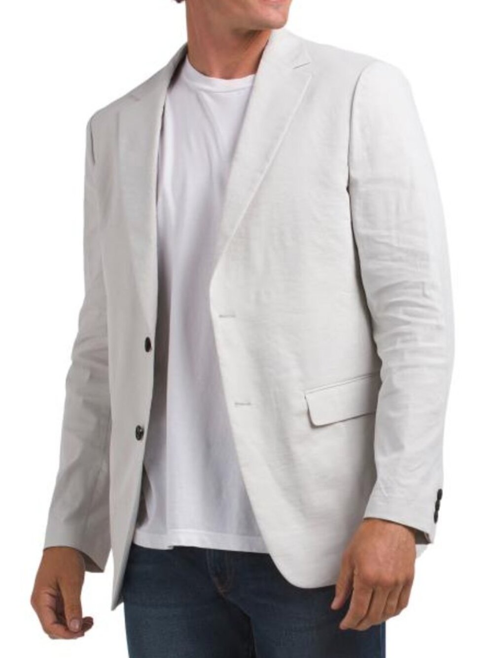 THEORY Linen Blend Clinton Good Crunch Blazer